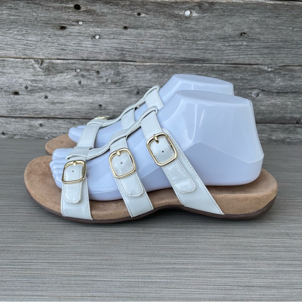 Vionic Misa Slip On Open Toe Sandals Size 8 Wide - image 1